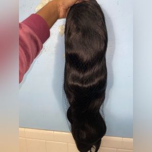 26 inch 5x5 precut glue less 180% density HD lace closure wig